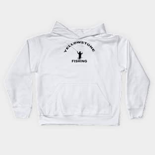 Yellowstone Fishing Kids Hoodie